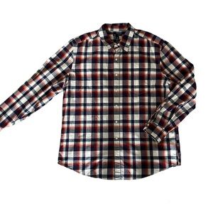 Men’s gap XL plaid dress shirt